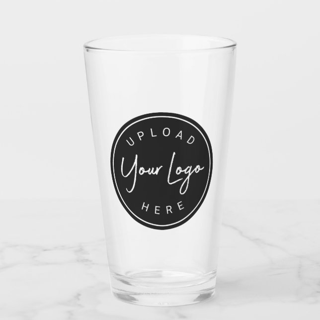 Personalised Custom Logo Business Glass (Front)