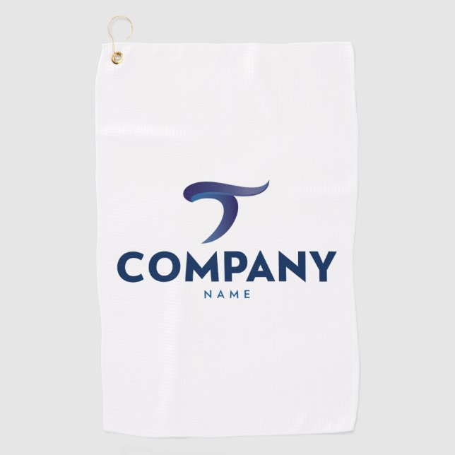 Personalised custom logo golf towels (Front)