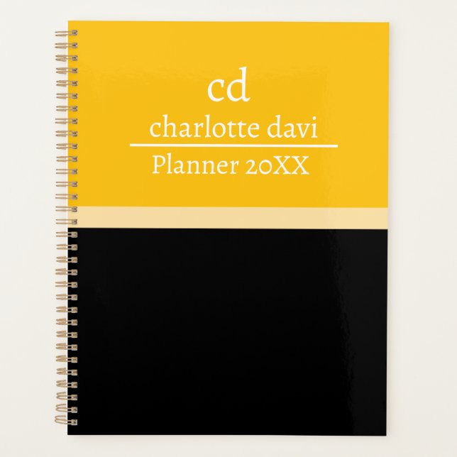 Personalised Custom Logo Name Business Office Planner (Front)