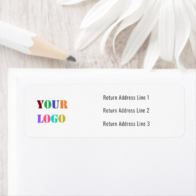 Personalised Custom Logo Return Address Labels (Insitu)