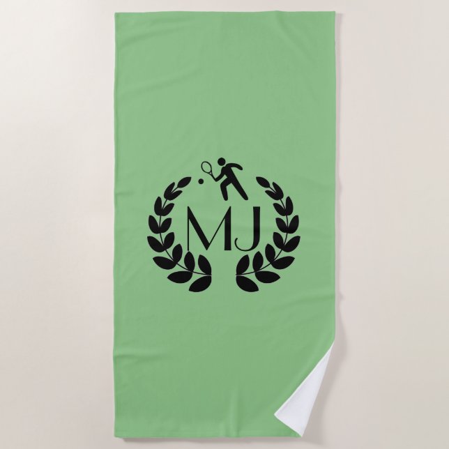 Personalised Custom Logo Tennis Towel (Front)