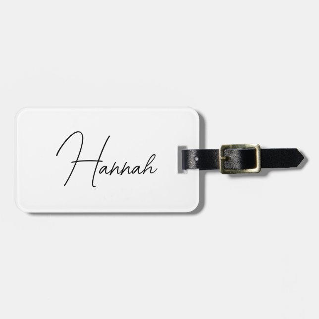 Personalised | Custom Luggage Tag|Bride Gift | Bri Luggage Tag (Front Horizontal)