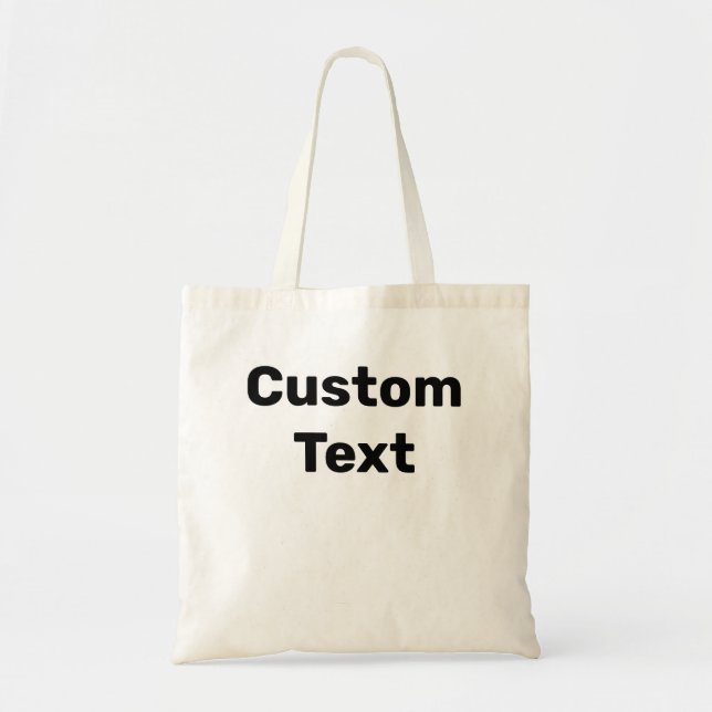 Personalised / Custom Made / Customised Names Tote Bag (Front)