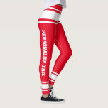 Personalised Custom Made Leggings<br><div class="desc">Easy to Personalise Custom Made leggings from Ricaso - add your own text - change the background colour and text colour and font by clicking on customise</div>