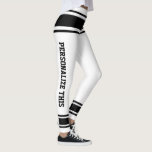 Personalised Custom Made Leggings<br><div class="desc">Easy to Personalise Custom Made leggings from Ricaso - add your own text - change the background colour and text colour and font by clicking on customise</div>