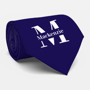 Personalised Custom Made Monogrammed Tie