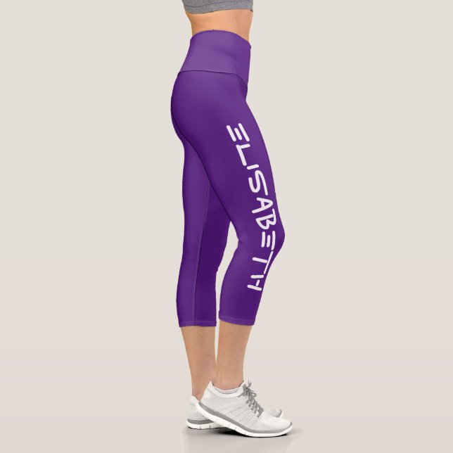 Personalised Custom Made - Template Elisabeth 1 Capri Leggings (Right)