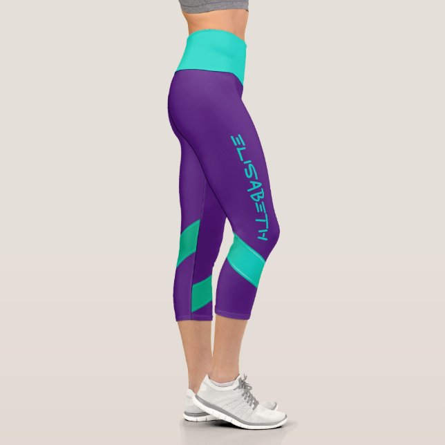 Personalised Custom Made - Template Elisabeth 2 Capri Leggings (Right)