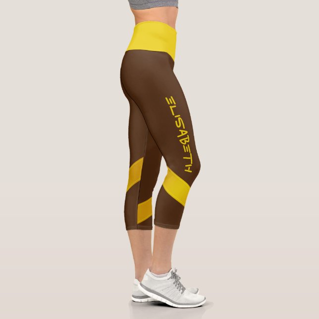Personalised Custom Made - Template Elisabeth 3 Capri Leggings (Right)
