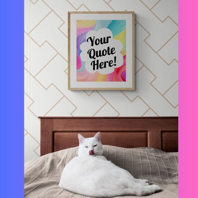 Personalised custom make your own art poster (make your own)