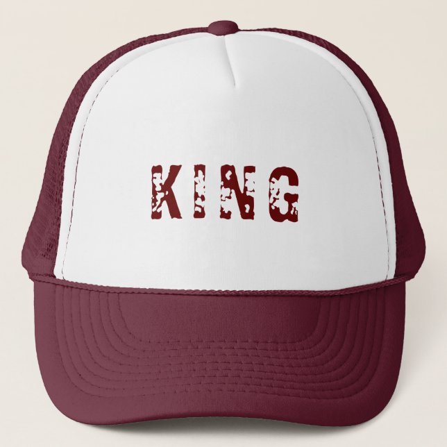 Personalised Custom Maroon Colour Trucker Hats Cap (Front)
