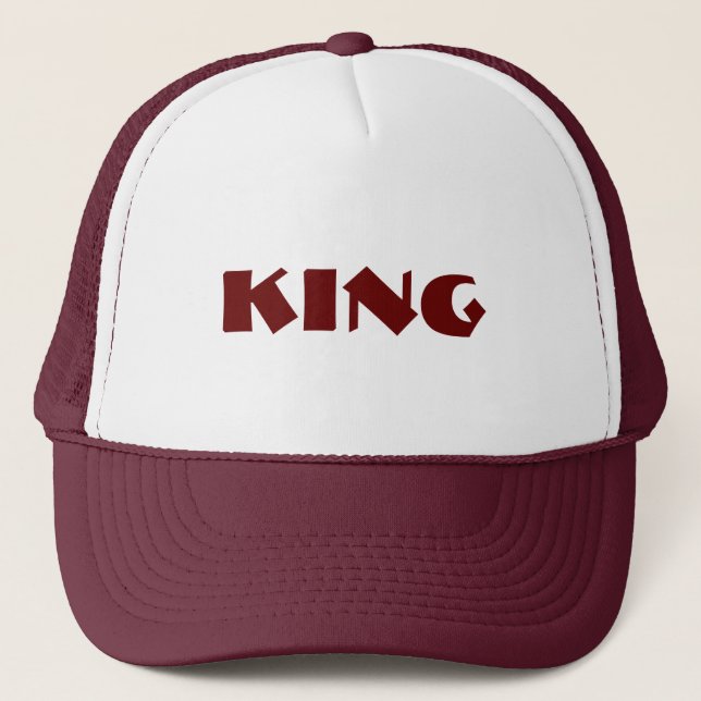 Personalised Custom Maroon Colour Trucker Hats Cap (Front)