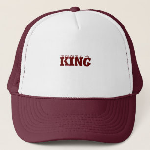 Personalised Custom Maroon Colour Trucker Hats Cap
