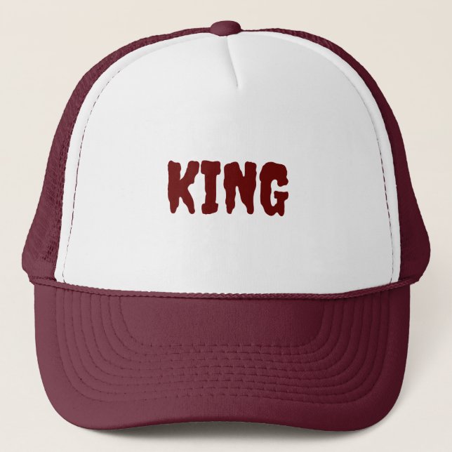 Personalised Custom Maroon Colour Trucker Hats Cap (Front)