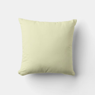 Personalised Custom Minimal Monogram Cream Pillow. Cushion