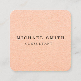 Personalised Custom Minimalist Modern QR Code Logo Square Business Card