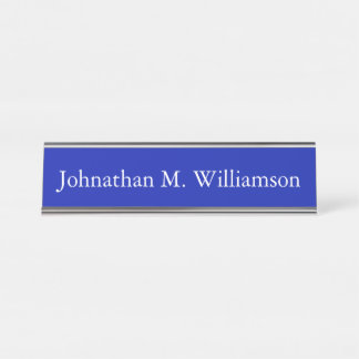 Personalised Custom Monogram Desk Name Plate