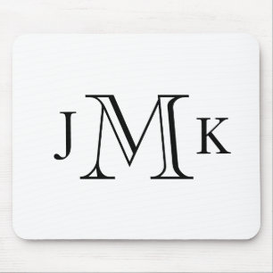 Personalised Custom Monogram  Mouse Mat