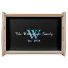 Personalised Custom Monogram Serving Tray
