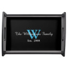 Personalised Custom Monogram Serving Tray