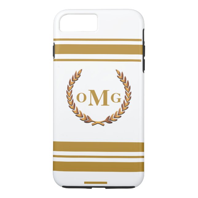 Personalised Custom Monogrammed Logo Case-Mate iPhone Case (Back)