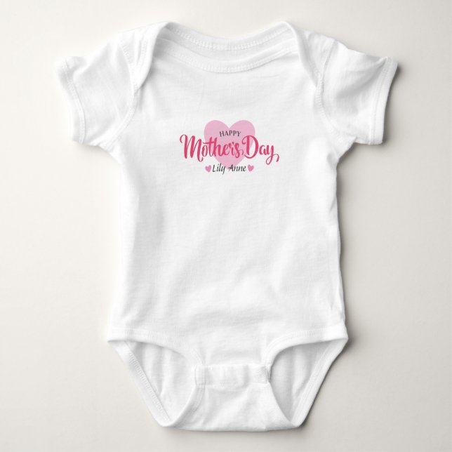 Personalised Custom Mother's Day | Bodysuit (Front)