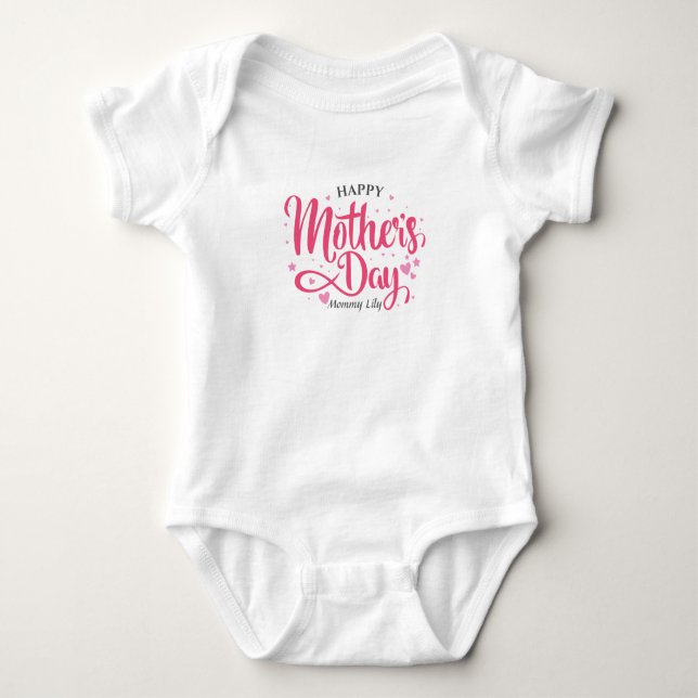 Personalised Custom Mother's Day | Bodysuit (Front)