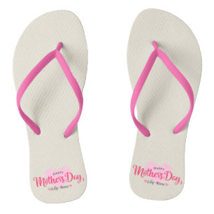 Personalised Custom Mother's Day Flip Flops