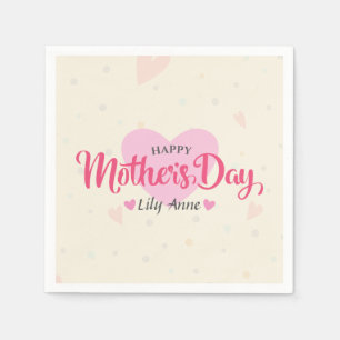 Personalised Custom Mother's Day Napkin