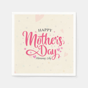 Personalised Custom Mother's Day   Napkin