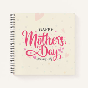 Personalised Custom Mother's Day   Notebook