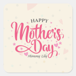 Personalised Custom Mother's Day Sticker
