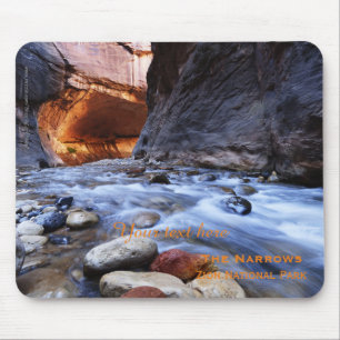 Personalised, Custom Mouse Pad, Zion Narrows Mouse Mat