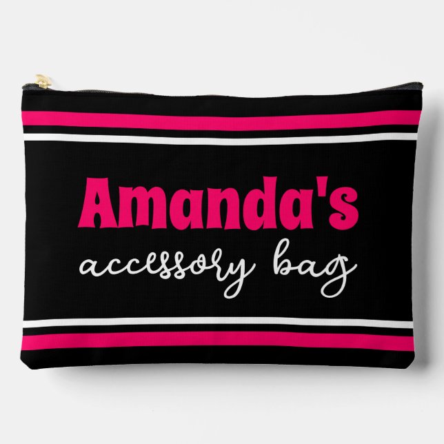 Personalised Custom Name Accessory Pouch (Front)