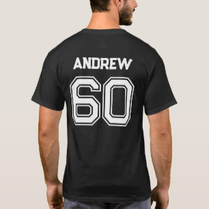 Personalised Custom Name and Number T-Shirt