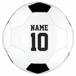 Personalised custom name and sports team number football