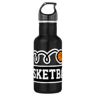 Personalised custom name basketball sports 532 ml water bottle