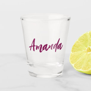 Personalised Custom Name Bride bachelor Party Shot Glass