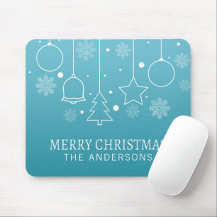 Personalised Custom Name Christmas Mousepad
