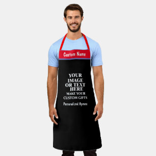 Personalised Custom Name, Colour Create Your Own A Apron