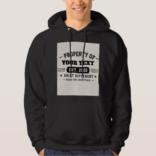 Personalised Custom Name Design – Minimal Modern T Hoodie