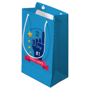 Personalised Custom Name Father's Day Gift Bag