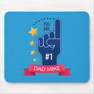 Personalised Custom Name Father's Day Mouse Pad