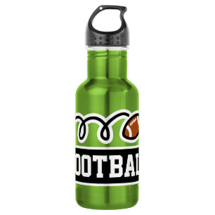 Personalised custom name football sports 532 ml water bottle