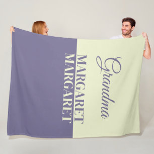 personalised custom name grandma  fleece blanket