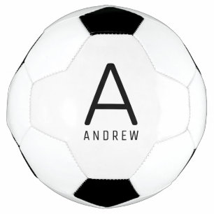 Personalised Custom Name Initial Football