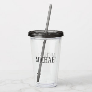 Personalised Custom Name Make your Own Acrylic Tumbler
