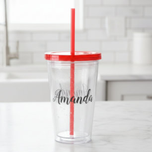 Personalised Custom Name Make your Own Acrylic Tumbler