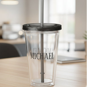Personalised Custom Name Make your Own Acrylic Tumbler