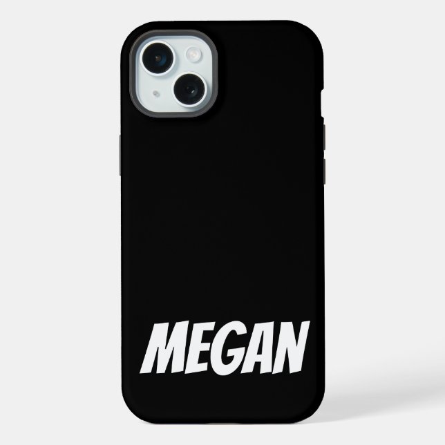 Personalised Custom Name Minimal iPhone Cases  (Back)
